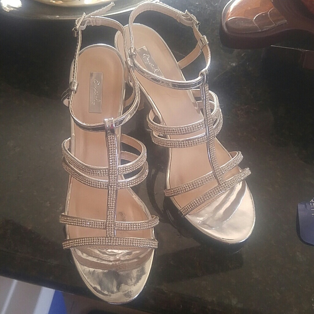 Silver Dress,Shoes